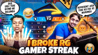 RGGamerLive IN MY GAME  RG GAMER CALL ME REPRESENT TU JITNE BAR AAYEGA UTNI BAR TERI MARUNGA 😤🤬 [upl. by Ojiram428]