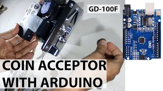 Coin Acceptor or Coin Sensor Tutorial with arduino GD100F [upl. by Rotceh375]