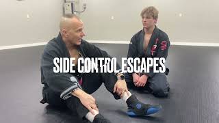 4 Side Control Escapes Everyone Should Know [upl. by Eignat588]