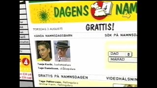 Dagens namn  TV4 20000907 [upl. by Alicia]