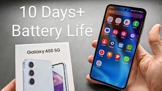 How to 3X Battery Life on Samsung Galaxy A55 5G  10 Battery Saving Tips to Increase  Extend [upl. by Aicilegna]