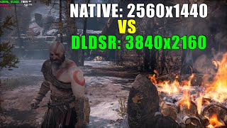 Nvidia DLDSR 2560x1440  Native  vs 3840x2160  DLDSR   5 Games RTX 3070 [upl. by Sihtnyc]