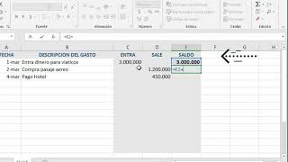 FORMULA SALDOS EXCEL [upl. by Norac]