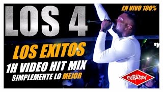 LOS 4  LOS EXITOS  LO MEJOR  BEST OF 1H VIDEO HIT MIX [upl. by Stilu72]