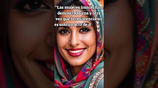 Frase de Zahra Rahnavard Shorts famosa frase motivación mujeres [upl. by Rollin]