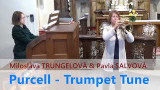 Henry Purcell  Trumpet Tune  Miloslava Trungelová amp Pavla Salvová [upl. by Rehpotsirahc]