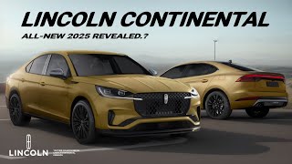 ALL NEW 2025 LINCOLN CONTINENTAL REDESIGN  Digimods DESIGN [upl. by Steere]