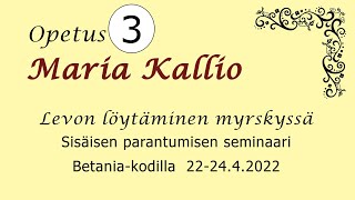 Marja Kallio lauantain opetus [upl. by Meerek]