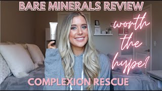 Bare Minerals Complexion Rescue Tinted Moisturizer Hydrating Gel Cream SPF 30 Review  Ginger 06 [upl. by Psyche]