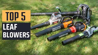 Best Leaf Blowers 2024  Top 5 Picks [upl. by Sillert]