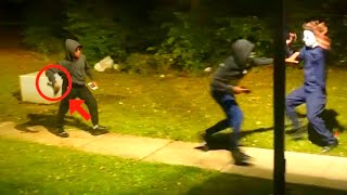 Micheal Myers In The Hood Prank Goes Wrong [upl. by Dohsar]