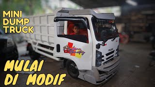 YANG DITUNGGU TUNGGU AKHIRNYA MINI DUMP TRUCK MULAI DI MODIF MINTA SARANYA DONG [upl. by Anuahsat]