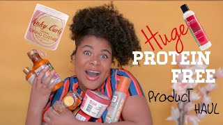 PROTEIN FREE PRODUCTS HAUL Natural hair products Mielle Organics Maui Moisture amp More [upl. by Annahc]