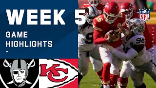 Raiders vs Chiefs Week 5 Highlights  NFL 2020 [upl. by Snahc]