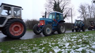 Thame Tractor Run 2022 viewed from Tetsworth [upl. by Nairdna560]