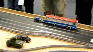 Scalextric Italian Job Stunt Display [upl. by Ellenoj]