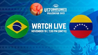 SEMIFINALS Brazil v Venezuela  Full Basketball Game  FIBA South American U17 Championship 2023 [upl. by Sirkin]