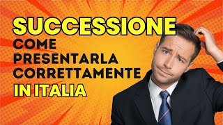 Successione 6 passaggi per presentarla correttamente [upl. by Pippa]