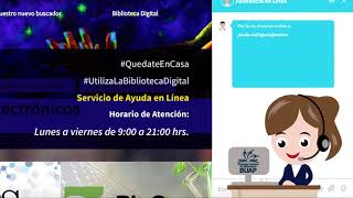 Servicio de ayuda en linea  Bibliotecas BUAP [upl. by Acimehs]