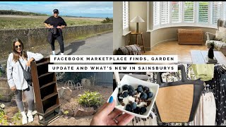 FACEBOOK MARKETPLACE FINDS GARDEN UPDATES AND WHATS NEW IN SAINSBURYS [upl. by Natie]