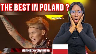 Reacting To Agnieszka Chylińska  Kiedy powiem sobie dość polandrock2019 [upl. by Anneirb151]