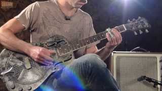 James Trussart SteelResoGator Resonator Guitar  CME Gear Demo [upl. by Robi98]