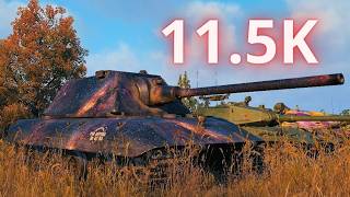 World of Tanks E 100 115K Damage 7 kills amp T110E5 85K Damage 6 Kills amp IS4 amp Maus [upl. by Krystin108]