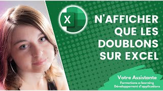 Nafficher que les doublons sur Excel [upl. by Adiahs]