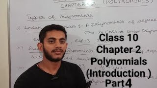 👉Class 10th Maths Ch  2 INTRODUCTION Polynomials Part4 New NCERT  CBSE CoachingWallah👈 [upl. by Irneh709]