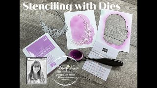 Stenciling with Dies [upl. by Aiet]