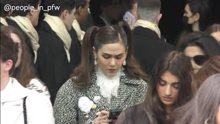 Araya A Hargate Chompoo  Chanel Haute Couture fashion show in Paris  23012024 [upl. by Francklin574]