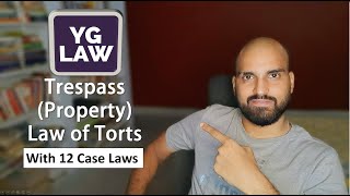 Trespass to Property  Immovable Land and Movable  Law of Torts [upl. by Uel360]