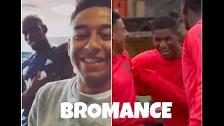 Pogba Lingard and Rashford  BROMANCE  Best moments [upl. by Yrelbmik]