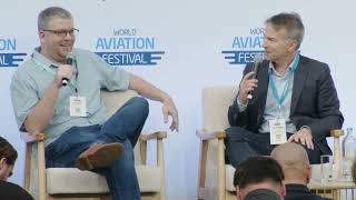 Fireside Chat With Tanner Huysman from Vueling Airlines World Aviation Festival 2024 [upl. by Cuhp436]