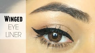 How to do a Winged Eyeliner  Makeup Basics  corallista [upl. by Mcgurn]