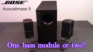 Bose Acoustimass 5 speaker review and demo  Are two bass modules better than one [upl. by Liv]