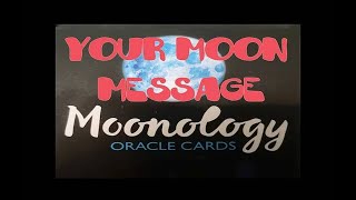 Show the world the real you🌕♒Full Moon in Aquarius MOONOLOGY oracle card [upl. by Anaehs]