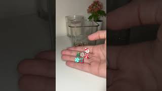 making christmas bead confetti🎁🎄🤶 christmas smallbusiness [upl. by Yonit]