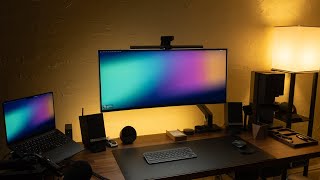 Dream Home Office Desk Setup Tour 2024 [upl. by Gregoor267]