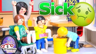 Ricardo Family 🤢 Johnny Gets Sick At School [upl. by Aimas]