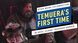 Temuera Morrison Never Wore Physical Clone Trooper Armor Before ObiWan Kenobi [upl. by Colner]