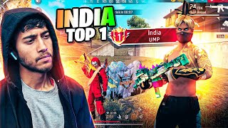 BEST UMP PLAYER OF INDIA VS Badge99 🔥  Free Fire Max [upl. by Quartet]