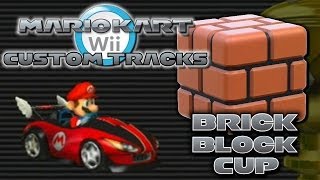 Mario Kart Wii Custom Tracks  Brick Block Cup [upl. by Adnohryt]