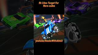 2024 Rocket League Codes rocketleague redeemcode [upl. by Laehpar]