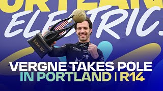 A RECORDBREAKING Pole 🤯  JeanÉric Vergnes Pole Lap at the Portland EPrix [upl. by Tnelc93]