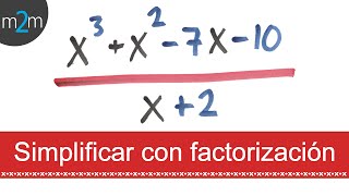 Simplificacion de fracciones algebraicas│ej 12 [upl. by Oys]