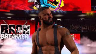 Bron Breakker Entrance  WWE2K24 HD 60FPS [upl. by Ynettirb725]