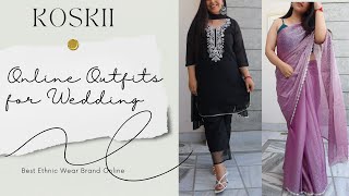 Trying Koskii for ethnic shopping Koskii Saree amp Suit Review  Koskiireview Koskiisaree [upl. by Kragh]