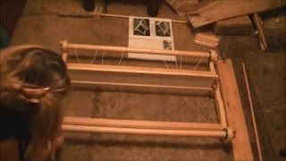 Assembling a Kromski Harp Forte Rigid Heddle Loom  Timelapse [upl. by Datnow]