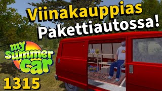 My Summer Car 1315  VIINAKAUPPIAS PAKETTIAUTOSSA modi [upl. by Nnylodnewg]